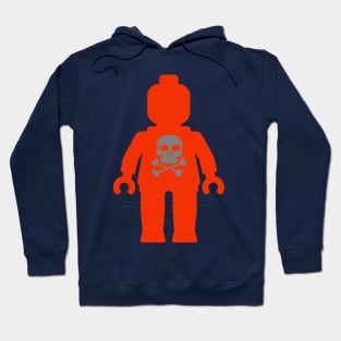 Minifig with Skull Design Hoodie